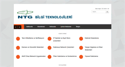 Desktop Screenshot of ntgbilgi.com